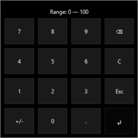 Enable nighttime mode to see a dark keypad with light characters. Enable nighttime mode to see a dark keypad with light characters.