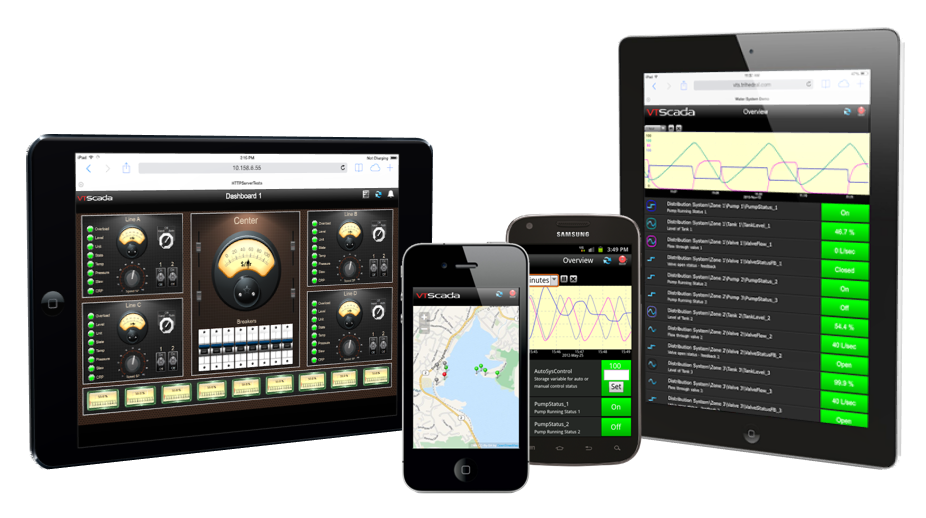 VTScada mobile SCADA display pages